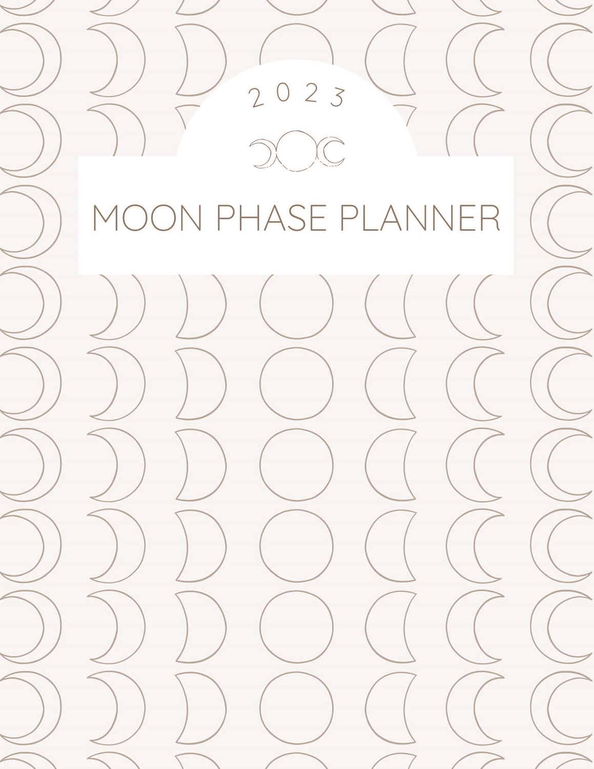 2023 Moon Phase Planner (Softcover)